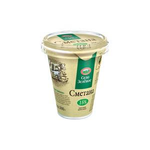Сметана СЕЛО ЗЕЛЕНОЕ 15% 300г