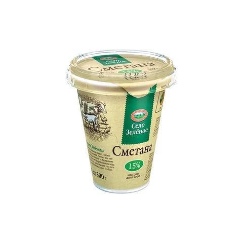 Сметана СЕЛО ЗЕЛЕНОЕ 15% 300г