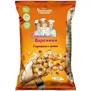 Вареники БРАТЦЫ Картофель-грибы 750г