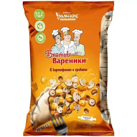 Вареники БРАТЦЫ Картофель-грибы 750г