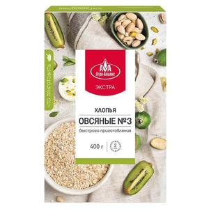 Хлопья АГРО-АЛЬЯНС овсяные №3 400г