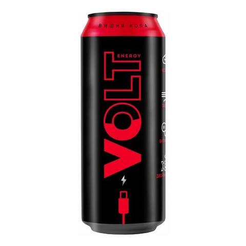 Напиток энергетический  VOLT 0,45 ж/б Вишня-Кола