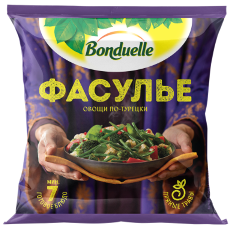 Овощи зам БОНДЮЭЛЬ Овощи по-турецки Фасулье 400г