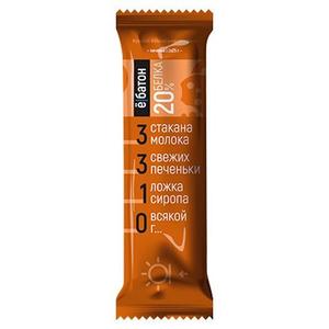 Батончик ЁБАТОН 20% протеин со вкусом печенья 2*25г
