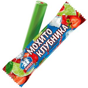 Мороженое РОСФРОСТ лед Мохито-клубника 60г