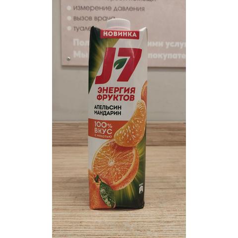 Нектар ДЖЕЙ7 Энергия фруктов 0,97л Апельсин-мандарин