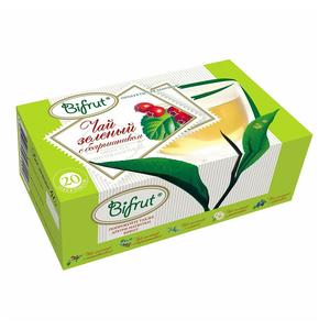 Чай БИФРУТ Зеленый с боярышников 20пак