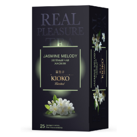 Чай KIOKO Limited зеленый с жасмином 25пак*2г