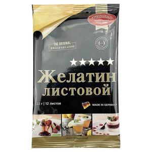Желатин EWALD Листовой 22г