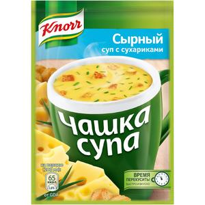 Суп КНОРР ЧАШКА СУПА Сырный с сухариками 15,6г
