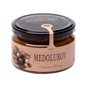 Крем - Мёд МЕДОЛЮБОВ С фундуком и шоколадом 250гр