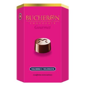 Конфеты BUCHERON GOURMET со вкусом малины с молоком 130г