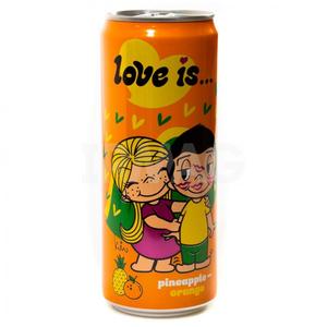 Напиток газ LOVE IS... Ананас-апельсин 0,33мл ж/б