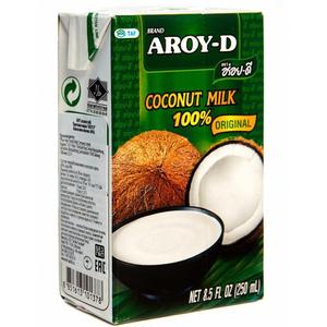 Молоко кокосовое AROY-D 60% 250мл т/п