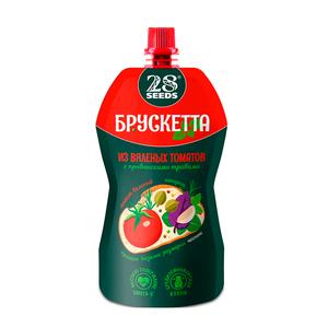 Брускетта 28SEEDS из вяленых томатов с прованскими травами 150г д/п