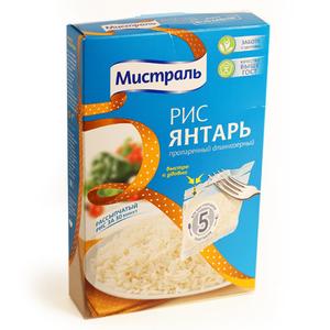 Крупа МИСТРАЛЬ Рис Янтарь 5*80г