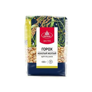 Крупа АГРО-АЛЬЯНС горох колотый желтый 450г