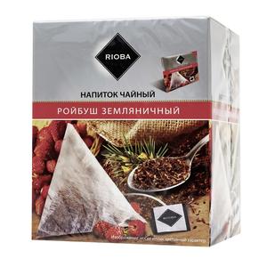 Чай РИОБА черный пирам 20*2г Ройбуш земляничный