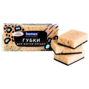 Губки HOMEX д/посуды Очень модные 6шт 