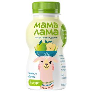 Йогурт МАМА ЛАМА 2,5% 200г Зеленое яблоко