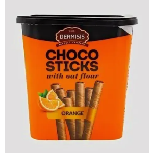 Вафельные трубочки DERMISIS с апельсиново-шоколадной начинкой 310г
