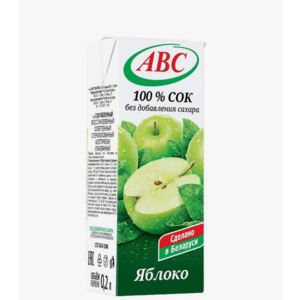 Сок АВС яблоко 0,2л