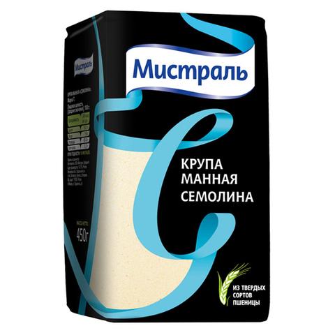 Крупа МИСТРАЛЬ Манная Семолина 450г