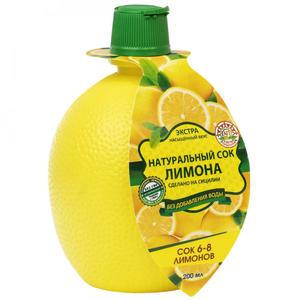 Сок лимона АЗБУКА ПРОДУКТОВ 200мл 
