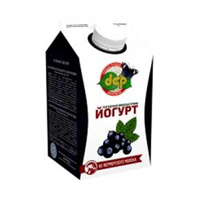 Йогурт ДЕП 2,5% 0,5л т/п Черная смородина