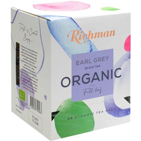 Чай РИЧМЕН органический с бергамотом 20*2г 