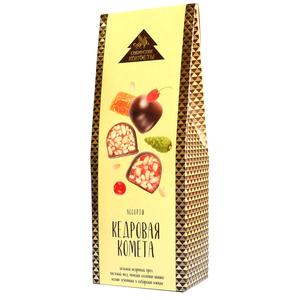 Конфеты СИБИРСКИЕ КОНФЕТЫ Кедровая комета кедр орех-мед-земляника 70г