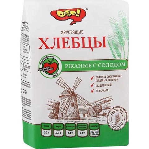 Хлебцы ОГО! Ржаные 75г
