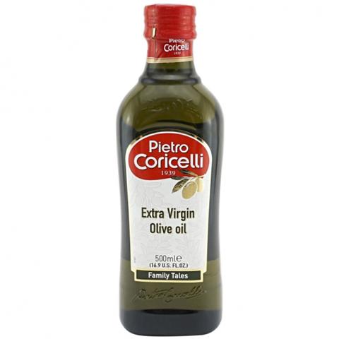 Масло оливковое PIETRO CORICELLI  нераф 0,5л ст/б