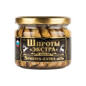 Шпроты ВКУСНЫЕ КОНСЕРВЫ в масле 270г с/б