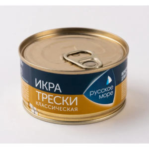 Икра трески РУССКОЕ МОРЕ 130г 