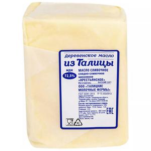 Масло слив Деревенское из Талицы 72,5% 100г