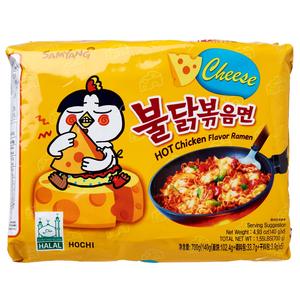 Лапша SAMYANG 140г Курица и сыр  б/п пакет