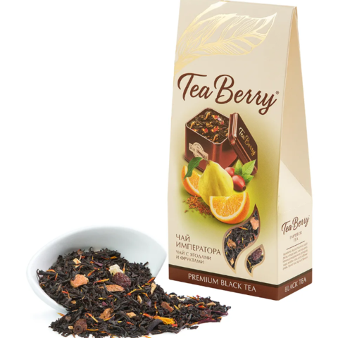 Чай РЧК TEA BERRY черный 100г Императора