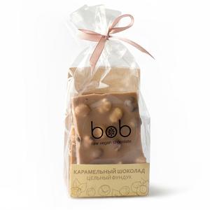 Шоколад BOB карамельный Цельный фундук 100г