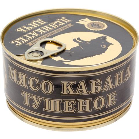 Конс Мясо Кабана ДЕЛИКАТЕС ДИЧЬ туш 325г ж/б