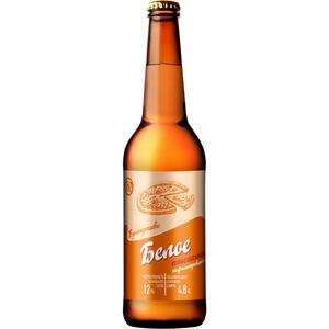 Пиво БЕЛОЕ  Булгарпиво пшеничное светл  нефильтр 0,45л 4,8% с/б 