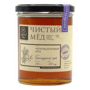 Мёд ПЕРОНИ 500г Чернокленовый