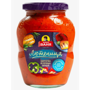 Закусочка ДЯДЯ ВАНЯ Лютеница 370г ст/б