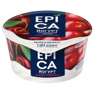 Йогурт ЭПИКА 4,8% С вишней и черешней 130г