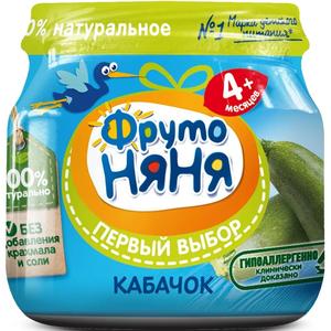 Пюре ФРУТОНЯНЯ кабачок 80г ст/б