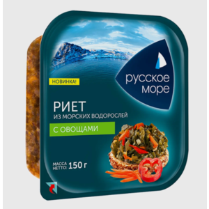 Риет РУССКОЕ МОРЕ с овощами 150г