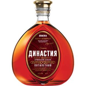 Коньяк грузинский ВЕЛИКАЯ ДИНАСТИЯ 5 лет 40% 0,5л