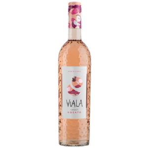 Вино ВИАЛА РОЗАТО ординарное розовое слад 9,5% 0,75л