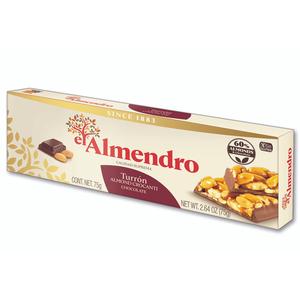 Туррон EL ALMENDRO 75г миндальный с шоколадом