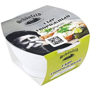 Сыр SCHONFELD творожный 140г с огурцами и зеленью